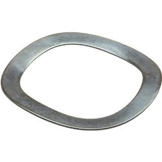 Wave Washers, Stainless Steel, 3 Waves, Inch, 0.35" ID, 0.492" OD, 0.007" Thick, 0.02" Compressed Height, 3lbs Load, (Pack of 10): Flat Springs: Industrial & Scientific