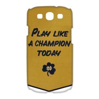 NCAA Notre Dame Fighting Irish Champions Banner Cases Cover for Samsung Galaxy S3 I9300: Cell Phones & Accessories