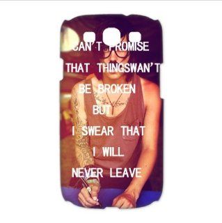 Cheap Sleeping with Sirens Quotes Lyrics Personalized Design Samsung Galaxy S3 i9300 3D Case Cover: Cell Phones & Accessories