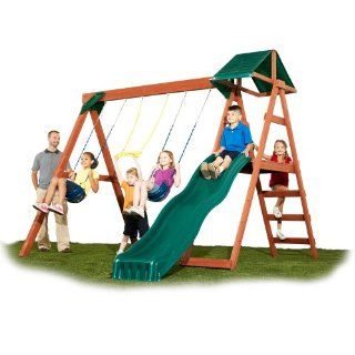Swing N Slide McKinley Wood Complete Play Set: Toys & Games