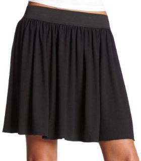 FLEURISH Juniors Knit Skirt, Black, Small at  Womens Clothing store
