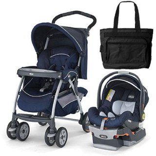 Chicco 04060796460 Cortina Keyfit 30 Travel System With Diaper Bag   Pegaso : Infant Car Seat Stroller Travel Systems : Baby