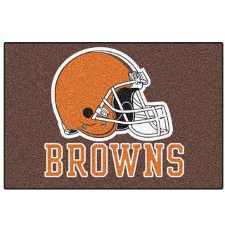 FANMATS NFL Cleveland Browns Nylon Face Starter Rug: Automotive