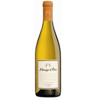 Menage a Trois Chardonnay 2010 750 ml.: Wine