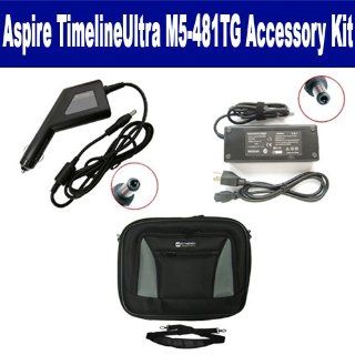 Acer Aspire TimelineUltra M5 481TG 6814 Laptop Accessory Kit includes: SDA 3508 AC Adapter, SDA 3558 Car Adapter, SDC 32 Case: Computers & Accessories