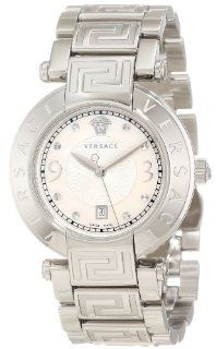 Versace Women's 68Q99D498 S099 Reve Stainless Steel Mother Of Pearl Dial Watch: Watches