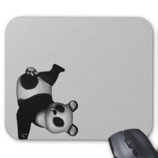 Panda Bear doing hand stand with one hand! Mouse Mat