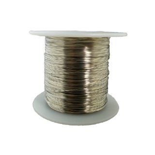 Tinned Copper Wire, Buss Wire, 22 AWG, 1.0 Lbs, 501' Length, 0.0254" Diameter, Silver, Bus Bar Wire: Metal Wire: Industrial & Scientific