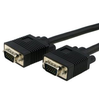 Importer520 15 Foot 15 pin Male to Male VGA Cable (Black): Computers & Accessories