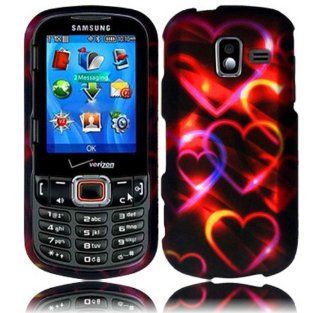 For Samsung Intensity 3 III U485 Hard Design Cover Case Colorful Hearts: Cell Phones & Accessories