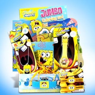 Spongebob Kids Gift Baskets Great for Birthday, Get Well Gifts for Children Toys & Games