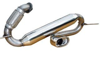Solo Performance Cat Back Exhaust Kit for SMART Car with Center Single Tip: Automotive