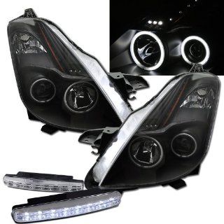 2008 Nissan Altima Halo Projector Headlights + 8 Led Fog Bumper Light: Automotive