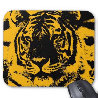 Pop Art Tiger Mouse Pad