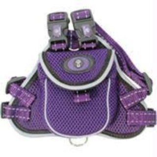 Hamilton Pet Company Soft Mesh Dog Harness With Backpack  Purple Small : Pet Halter Harnesses : Pet Supplies
