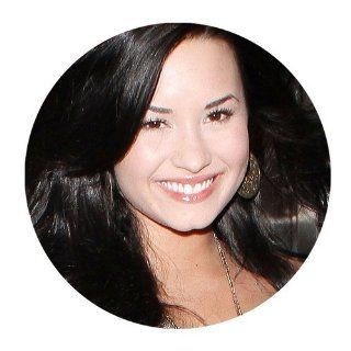 Custom Demi Lovato Mouse Pad Standard Round Mousepad WP 036 : Office Products