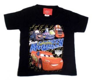 Disney Pixar's Cars Movie T Shirt; Licensed Disney's Cars Toddlers Size Navy Blue Shirt 4T Team Lightning McQueen Clothing