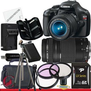 Canon EOS Rebel T3 Digital Camera and 18 55mm IS II & Canon EF 75 300mm f/4 5.6 III Telephoto Zoom Lens Package 4 : Digital Slr Camera Bundles : Camera & Photo