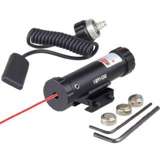 VERY100 Tactical Compact Pistol Rail Red Laser Sight   Weaver Rail : Airsoft Gun Lasers : Sports & Outdoors