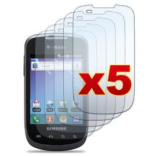 Samsung Dart T499   FIVE (5) Premium Clear LCD Screen Protector Cover Guard Shield Films [AccessoryOne Brand]: Cell Phones & Accessories