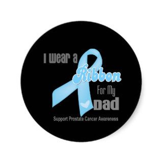 Ribbon For My Dad   Prostate Cancer Stickers