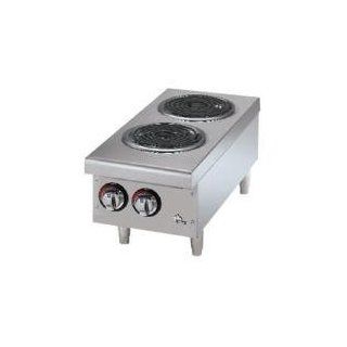 Star Max 502CF 2 Burner Countertop Range with Coil Burners: Kitchen & Dining