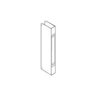 Don Jo 504 CW 22 Gauge Stainless Steel Mortise Lock Wrap Around Plate, Satin Stainless Steel Finish, 5" Width x 12" Height, 1 3/4" Door Size, For 86 Cut Out: Cabinet And Furniture Hinges: Industrial & Scientific