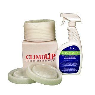 Bed Bug CLIMBUP Trap and 24oz ERADICATOR Bed Bug Spray Combo   4 Bed Bug Traps and 1 24oz ERADICATOR Spray: Health & Personal Care