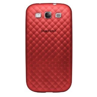 Katinkas 506 Soft Cover for Samsung Galaxy S3   Water Cube   1 Pack   Retail Packaging   Red: Cell Phones & Accessories