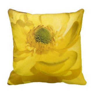 Yellow Flower Pillow