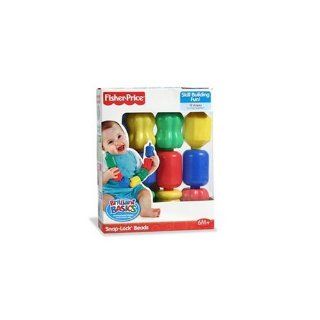 Fisher Price Brilliant Basics: Snap Lock Beads   12 Shapes : Early Development Activity Centers : Baby