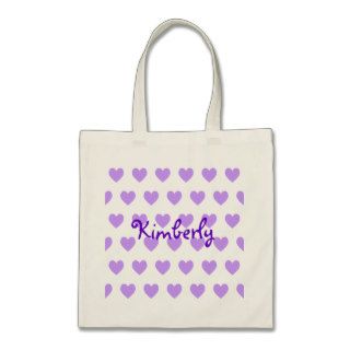 Kimberly in Purple Bags