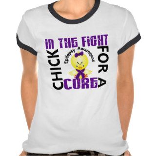 Chick In The Fight Epilepsy Tshirt