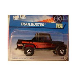 Mattel Hot Wheels 1997 164 Scale Black Trailbuster Die Cast Car Collector #525 Toys & Games