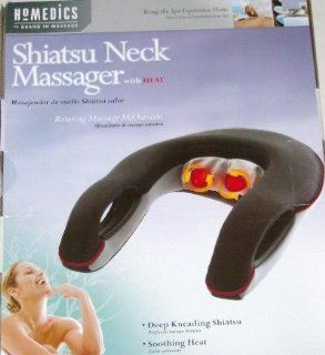 HoMedics Shiatsu Neck Massager Heat Kneading Massage: Health & Personal Care
