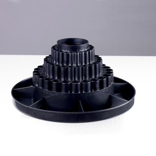 Studio Designs Black Tabletop Desk Carousel Pencil Holders