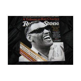 Rolling Stone Magazine (Ray CharlesA Tribute To, Jim Morrison's Last days, Summer Double Issue, July 8 22, 2004) Ray Charles Books