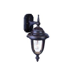 Acclaim Lighting Monterey Collection Wall Mount 1 Light Outdoor Black Coral Light Fixture 3501BC