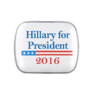 Hillary Clinton for President in 2016 Jelly Belly Tin