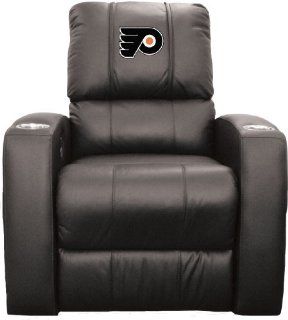 NHL Philadelphia Flyers XZipit Home Theater Recliner with Logo Panel : Sports Fan Recliners : Sports & Outdoors