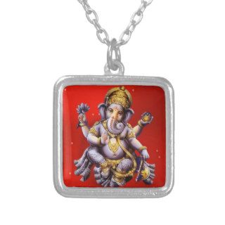 Ganesh Ganesha Ganapati Hindu Elephant Deity Custom Necklace