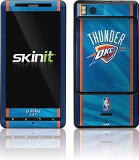 NBA   Oklahoma City Thunder   Oklahoma City Thunder Blue Jersey   Motorola Droid X2   Skinit Skin: Cell Phones & Accessories