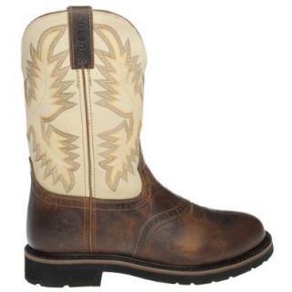 Justin Boots Men's Stampede Steel Toe Boots: Shoes