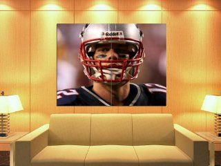 XD5538 Tom Brady New England Patriots NFL Football Sport HUGE GIANT WALL POSTER   Sports Fan Prints And Posters