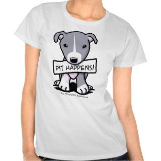 Pit Happens Pit Bull Dog Art T shirts
