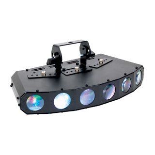 American DJ Supply Gobo Motion 6 Lens LED Powered Gobo Projector with Color Changing Beams and Built In Programs: Musical Instruments