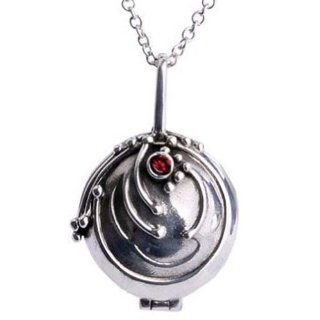 Geniune Rhodium Plated Fashion Vampire Diaries Elena Gilbert Vervain 925 Sterling Silver Pendant Necklace: Jewelry