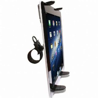 High Quality Zip Grip Bicycle, Treadmill, Exercise Bike Handlebar Mount Holder for Apple iPad Mini / Ipad 2 / Ipad 3 / Ipad 4 Tablet (use with or without case protector): GPS & Navigation