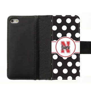 Playcase leather phone case Best Fashion NEW Custom Case,NCAA Nebraska Cornhuskers Apple iPhone 5 5s Case Cover Protector Apple iPhone 5 5s ,perfect Gift Idea: Cell Phones & Accessories