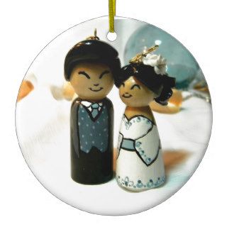 Kokeshi Wedding II Ornament